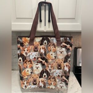 Dogs All‎ Over Plastic Tote